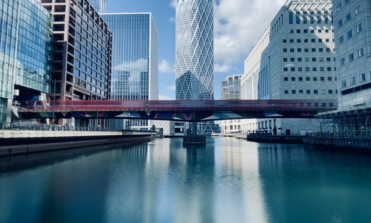 A photo of Canary Wharf in London, where Vanguard have six self-storage branches.