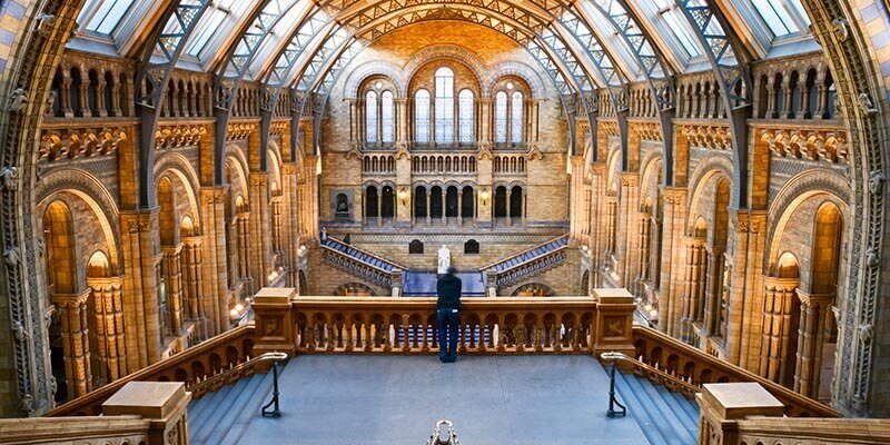 A photo showing the inside of a museum in London, where Vanguard have six self-storage branches.
